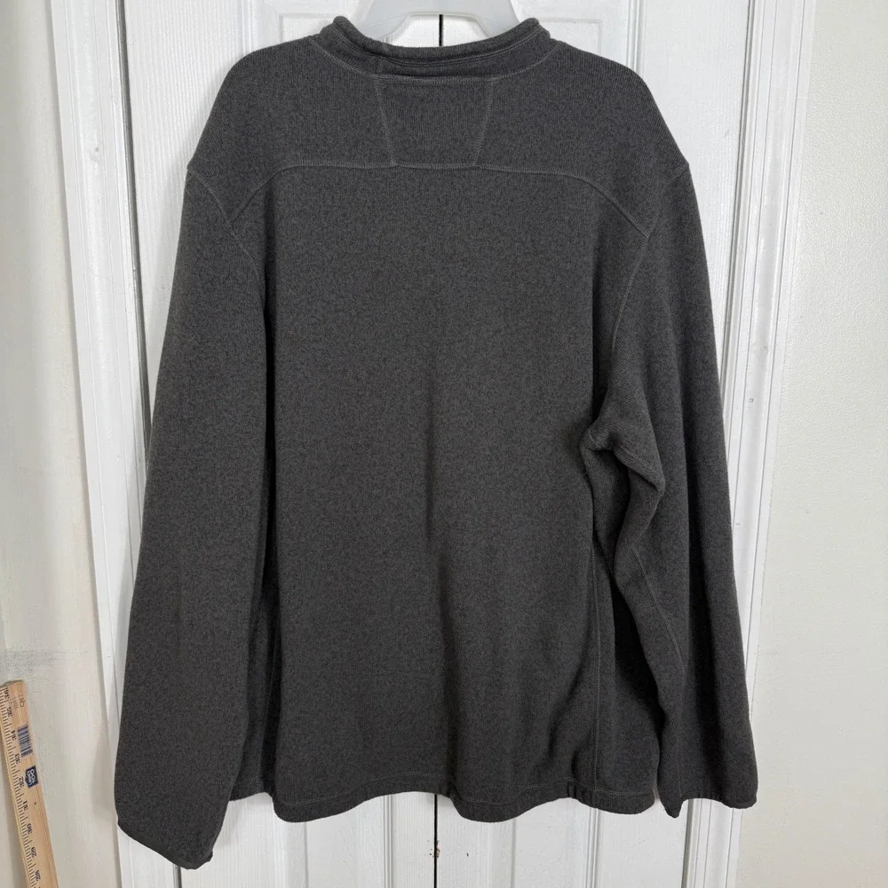 The North Face Sweater Fleece Pullover XL Grey Gorpcore Mock Neck Top
